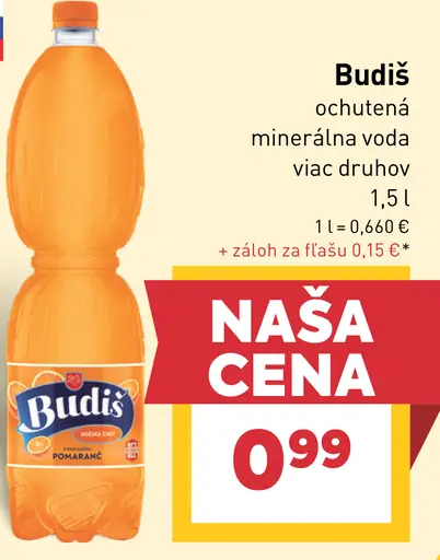 Budiš minerálna voda