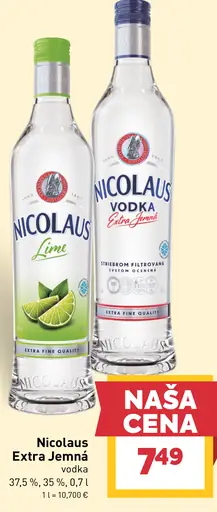 Nicolaus Extra Jemná Vodka