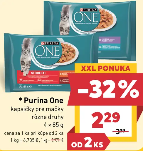 Purina One kapsičky pre mačky