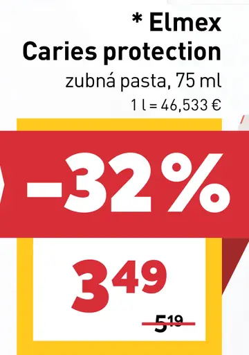 elmex® Caries Protection zubná pasta bez mentolu