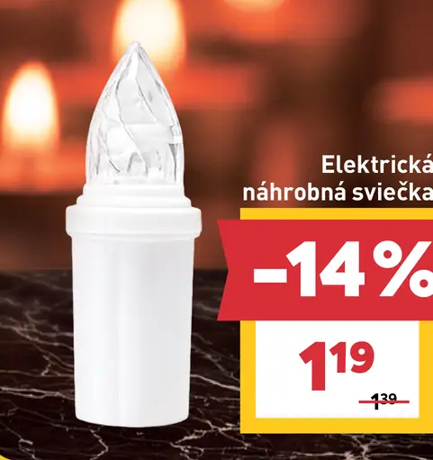 Elektrická náhrobná sviečka