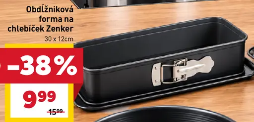 Obdĺžniková forma na chlebíček Zenker