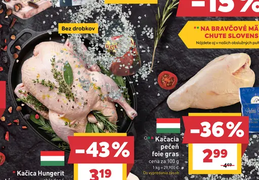 Kačica Hungerit, chladená