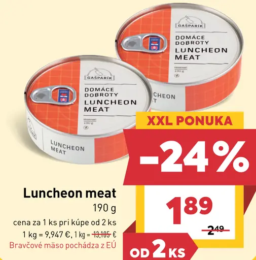 Luncheon meat