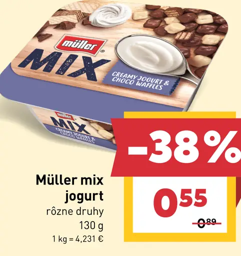 Müller Mix jogurt