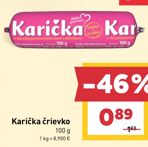 Karička črievko