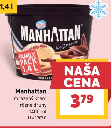 Manhattan Mrazený krém