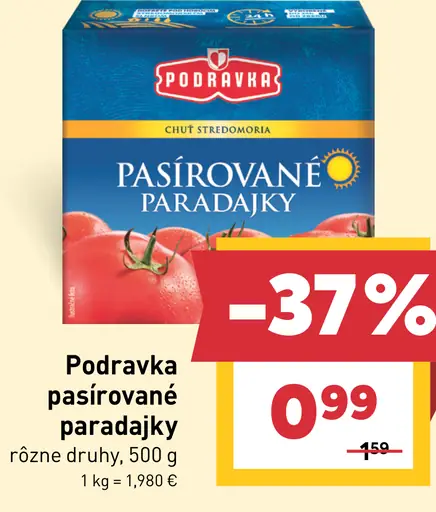 Podravka Pasírované paradajky