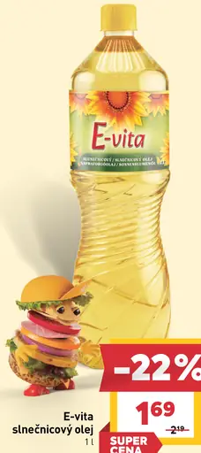 E-vita Slnečnicový olej