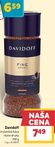 Davidoff Fine Aroma instantná káva