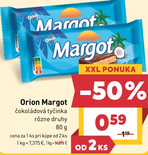 Orion Margot čokoládová tyčinka