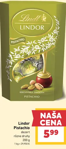 Lindt Lindor Pistachio dezert