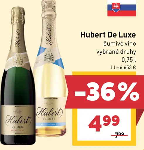 Hubert De Luxe šumivé víno