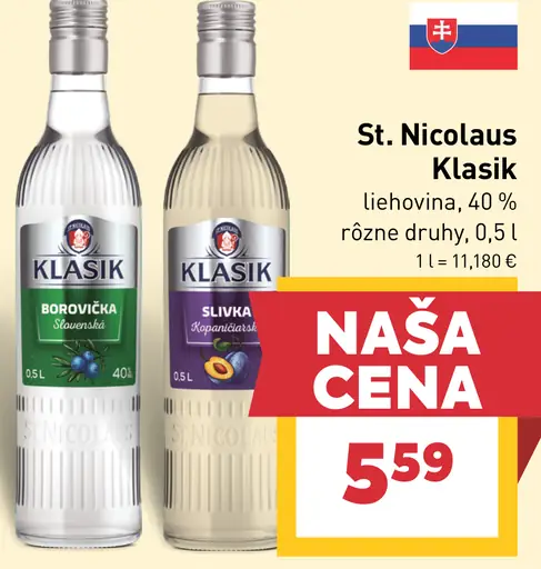 St. Nicolaus Klasik borovička