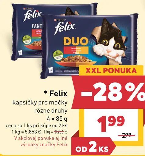 Felix kapsičky pre mačky