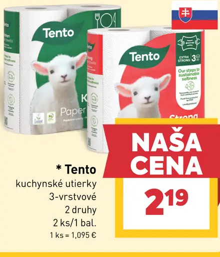 Tento kuchynské utierky, rôzne druhy