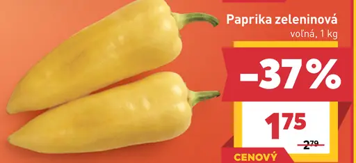 Paprika zeleninová