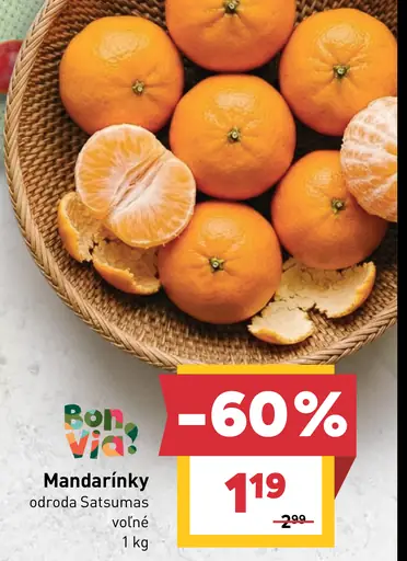 Bon Via mandarinky odroda Satsumas