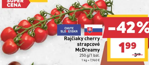 Rajčiaky cherry strapcové McDreamy