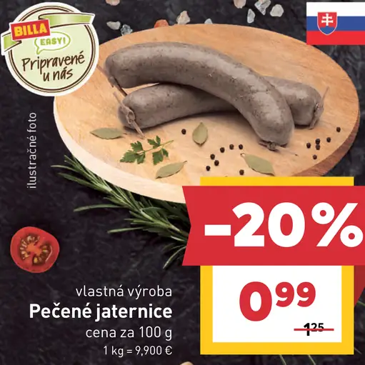 Pečené jaternice