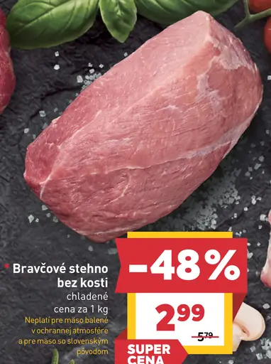 Bravčové stehno bez kosti