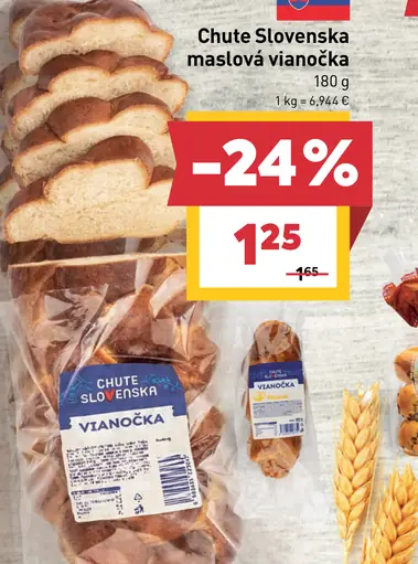 Chuť Slovenska maslová vianočka