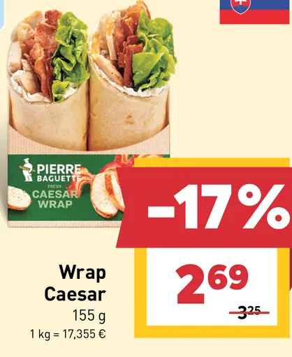 Pierre Baguette Wrap Caesar
