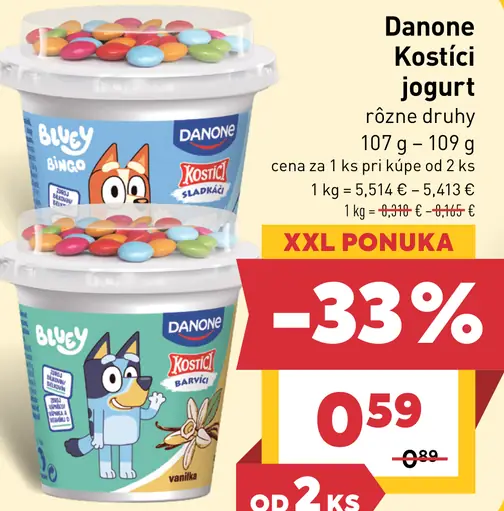 Danone Kostići jogurt