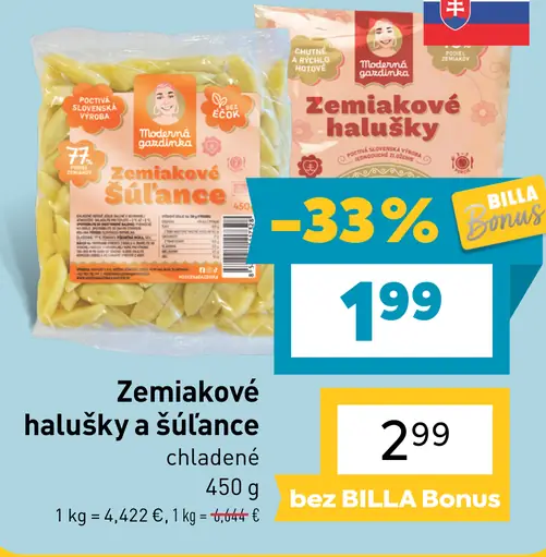 Zemiakové halušky