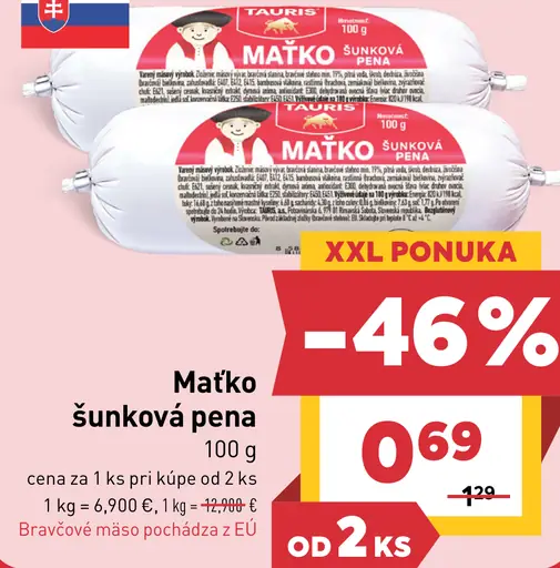 Tauris Maťko šunková pena