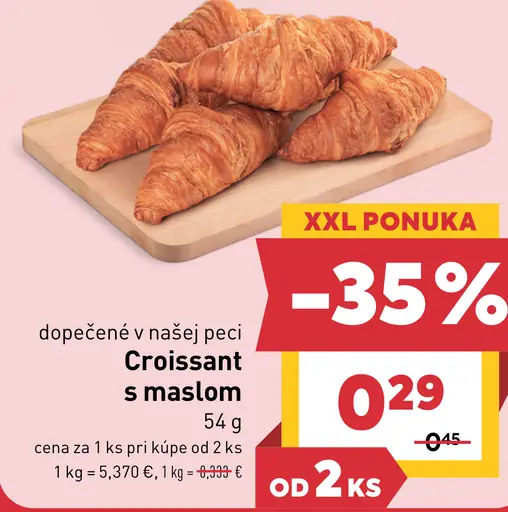 Croissant s maslom