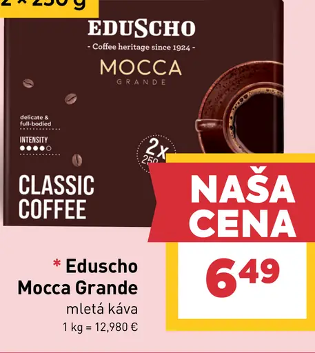 Mletá káva Mocca Grande Eduscho