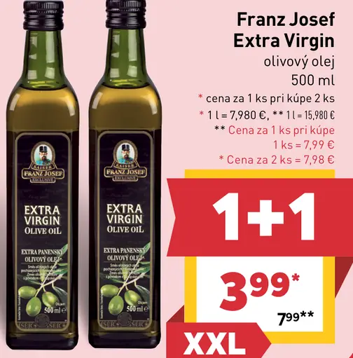 Franz Josef Extra Virgin olive oil