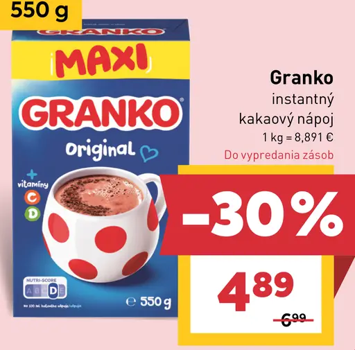 Granko instantný kakaový nápoj