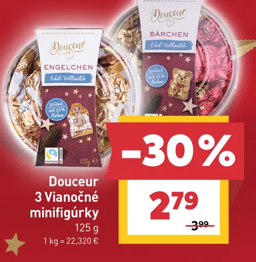 Douceur 3 vianočné minifigúrky