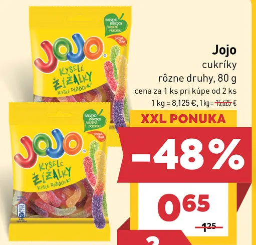 JoJo cukríky