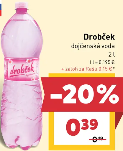 Drobček Dojčenská voda