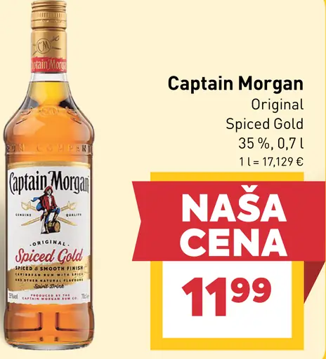 Captain Morgan Original Spiced Gold