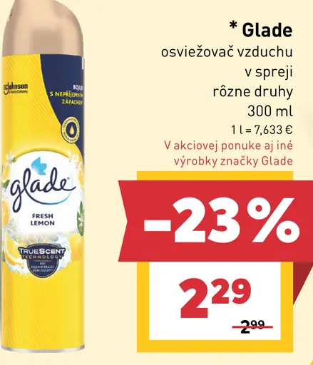 Glade osviežovač vzduchu sprej