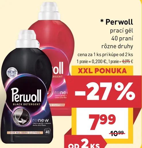Perwoll prací gél