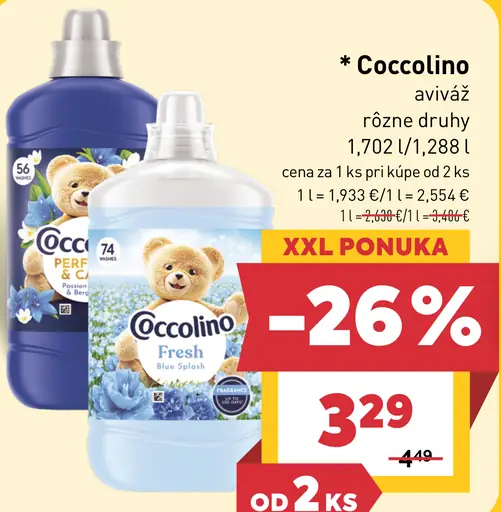 Coccolino aviváž