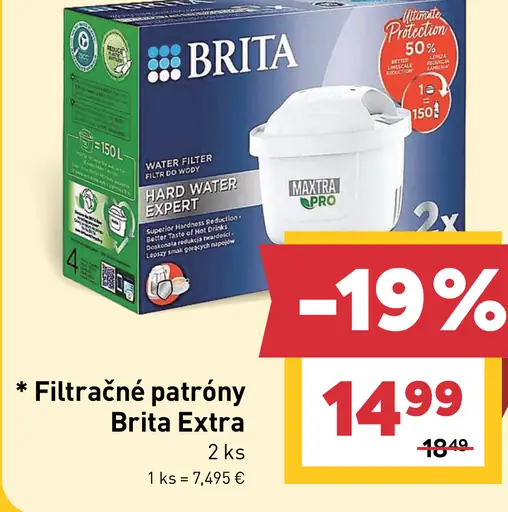 Filtračné patróny Brita Extra