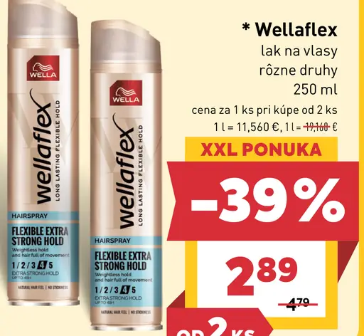 Wellaflex lak na vlasy rôzne druhy