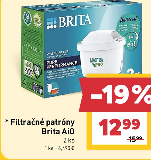 Filtračné patrón y Brita Ai0