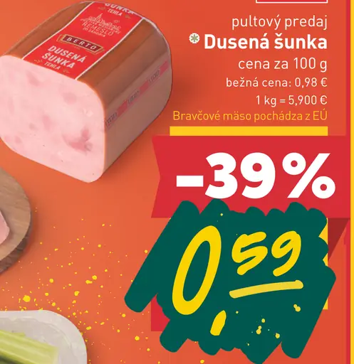 Dusená šunka