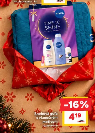 Nivea Time to Shine set