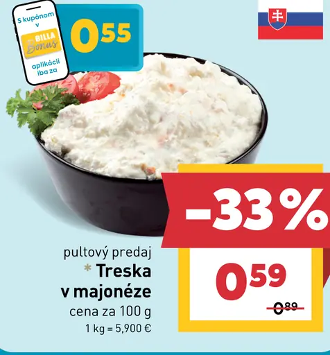 Treska v majonéze