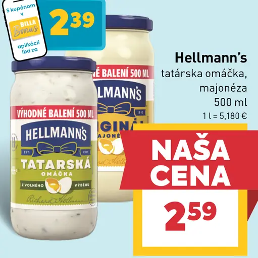Hellmann's Tatárska omáčka