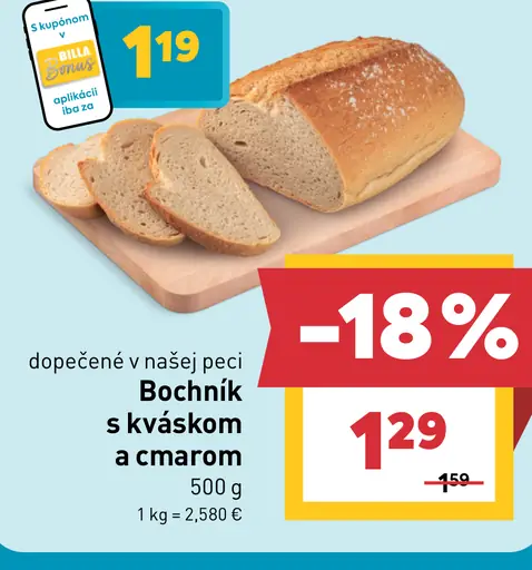 Bochník s kváskom a cmarom