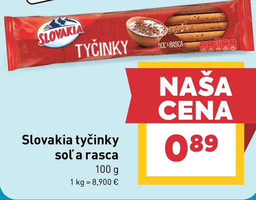 Slovakia Tyčinky soľ a rasca